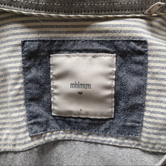 Minimum Brand Button Down — Grey - Picture 3 of 5